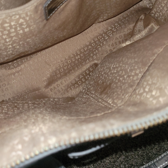 Kate Spade Shiny Silver Tote Bag - Picture 5 of 6